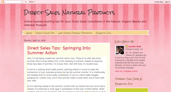 Desktop Screenshot of directsalesnaturalproducts.com