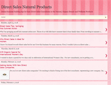 Tablet Screenshot of directsalesnaturalproducts.com